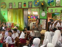 Tanamkan Disiplin Sejak Dini Polresta Sidoarjo Edukasi Tertib Lalin di Sekolah Dasar