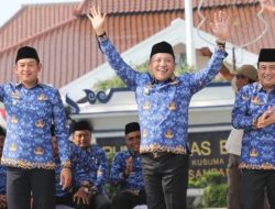 Apel Hari KORPRI ke 52, Bupati – Wabup Berpamitan Dengan Para ASN