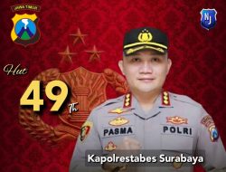 Selamat Ulangtahun Kepada, Bapak Kapolrestabes Surabaya Kombes Pol Pasma Royce ke-49.