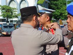 Polres Gresik Gelar Apel Operasi Lilin 2023 di Gresik