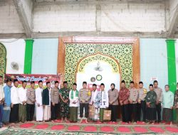 Jum’at Curhat : Polres Nganjuk Ajak Jamaah untuk Ciptakan Situasi Kamtibmas Yang Aman Jelang Pesta Demokrasi