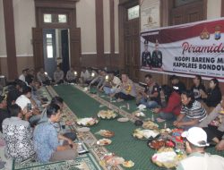 Kapolres Bondowoso Gelar Acara Ngopi Bareng Bersama Awak Media