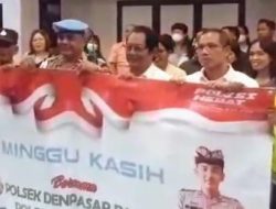 Laksanakan Program Minggu Kasih Polsek Denbar Jalin Kedamaian Natal Bersama Jemaat Gereja