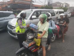 Satgas Kamseltibcarlantas Mewujudkan Keselamatan Berkendara Melalui Ops Lilin Agung 2023