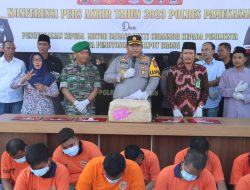 Polres Pamekasan Berhasil Turunkan Gangguan Kamtibmas Sepanjang Tahun 2023 Selesaikan 137 Perkara