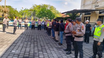 Pastikan Kondusif, Polsek Denbar Gelar Apel Kesiapan Pengamanan Malam Tahun Baru 2024