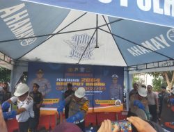 Satlantas Polrestabes Surabaya, Mengadakan Acara Kegiatan Pemusnahan Knalpot Brong