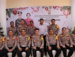 Kapolda Kaltara Irjen Pol Daniel Adityajaya Rayakan Natal Bersama Jajaran