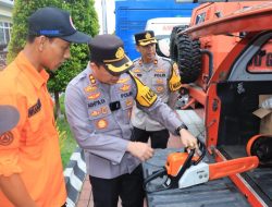 Polres Gresik Gelar Peralatan Dalam Rangka Penanggulangan Bencana