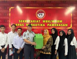 Lapas Narkotika Kelas IIA Pamekasan Kanwil Kemenkumham Jatim Gelar Pelepasan Siswa Magang SMKN 3 Pamekasan