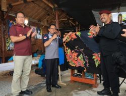 Launching Batik Canting Lowokwaroe, Kakanwil Jatim Apresiasi Kegiatan Pembinaan Kemandirian Lapas Malang