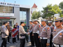 Polrestabes Surabaya Gelar Apel Pasukan “Operasi Lilin Semeru 2023”