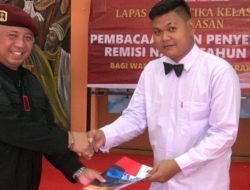 Perayaan Natal dan Pemberian Remisi Khusus Hari Raya Natal Tahun 2023 Lapas Narkotika Kelas IIA Pamekasan Kanwil Kemenkumham Jatim