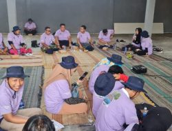 Kapolsek Klampis Polres Bangkalan Hadiri Sosialisasi Lingkungan Sehat Bersama Pertamina