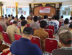 Kapolres Bangkalan Beri Himbauan Kamtibmas Saat Jum’at Curhat Bersama Kades Se Kecamatan Bangkalan