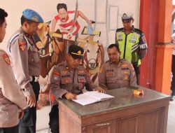 Perketat Keamanan Menjelang Pemilu, Polres Bangkalan Patroli Rutin Kantor KPU dan Bawaslu