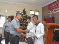 69 WBP Lapas Kelas I Malang Dapatkan Remisi Hari Raya Natal