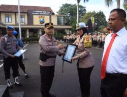 Gagalkan Percobaan Bunuh Diri, Kasat Lantas Polres Kediri Kota Mendapatkan Penghargaan
