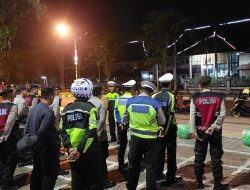 Polisi Standby Diberbagai Titik Rawan Kriminalitas dan Balap Liar di Pamekasan