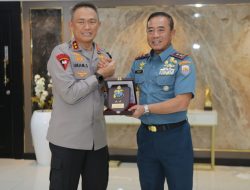Demi Menjalankan Sinergitas, Kapolda Jatim Terima Kunjungan Pangkoarmada II