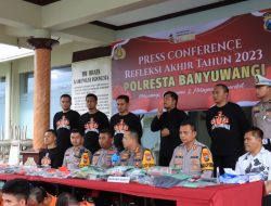 Refleksi Akhir Tahun 2023, Polresta Banyuwangi Selesaikan 556 Kasus Dengan Restorative Justice