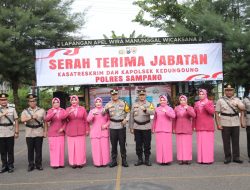 AKBP Siswantoro Pimpin Serah Terima Jabatan Kasat Reskrim Polres Sampang Dan Kapolsek Kedundung