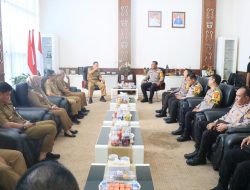 Kapolres Tulang Bawang Bersama PJU Kunjungi Kantor Bupati, Ini Tujuan Utamanya