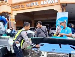 Cepat Dekat dan Bersahabat, Patwal Polresta Malang Kota Kawal Pasien Darurat
