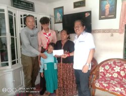 Aliansi wartawan Surabaya Langsung Turun Kelapangan Memberikan Bantuan Atas Peristiwa Kebakaran Di Dupak Timur Surabaya