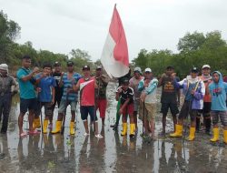 Sebagai Bentuk Perotes Pokmaswas Dan Kelompok Nelayan Menanam Bibit 10.000 Yang di Tebang Oleh Pt.Garam Budiono
