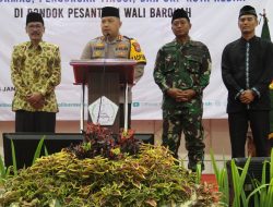Kompak, Kapolres Kediri Kota Bersama Toga Tomas Tandatangai Deklarasi Pemilu Damai