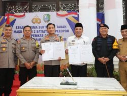 Tingkatkan Kondusivitas Wilayah, Bupati Sampang Hibahkan Tanah Daerah untuk Markas Brimob