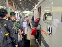 Keberangkatan KA di Daop 8 Surabaya Selama Nataru 2023/24 Capai 100 Persen