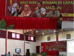 Warga Binaan Lapas I Madiun Terima Sosialisasi Pemilu 2024 dari KPU Kota Madiun