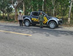 Sinergitas TNI Polri, Polsek Klampis Polres Bangkalan Tingkatkan Patroli Siang ke Daerah Rawan