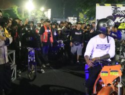 Polisi Berikan Pengamanan Even Balap Motor Kanjuruhan 2+ Street Race di Malang