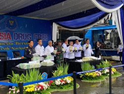 BNN RI Musnahkan 20,9 Kilogram Sabu dan 11,34 Gram Ganja