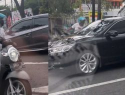 MODUS KETUK KACA MOBIL JADI ATENSI JAJARAN SATPOL PP SURABAYA, WARGA DIIMBAU LAPOR 112
