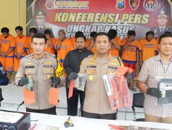 Polisi Sidoarjo Ungkap Kasus Selama Sebulan
