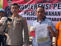 Gelapkan Mobil Rental, Polsek Sawahan Amankan Pelaku dan Barang Bukti