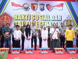 Jelang Pemilu 2024 Polda Jatim bersama Kodam V Brawijaya Gelar Baksos dan Bakkes Serentak