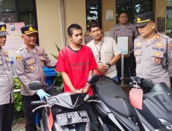 Lupa Mencabut Kunci Kontak Saat Parkir, Sepeda Motor Digasak Maling
