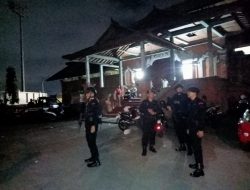 Jaga Harkamtibmas, Polda Bali Patroli Malam Sambangi Tempat Penyimpanan Surat Suara