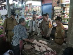 Cegah Panic Buying Satgas Pangan Polresta Malang Kota Inspeksi ke Sejumlah Pasar