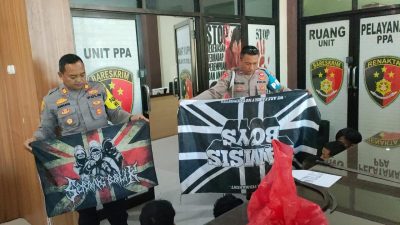 6 Anggota Gengster Tamyis Boys Diduga Terlibat Pengeroyokan Diamankan Polres Jombang