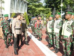 Kapolres Gresik Pimpin Apel Gelar Pasukan Bulan Bakti TNI-Polri 2024