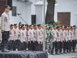 Gelar Apel Pasukan dan Patroli Skala Besar Bulan Bakti TNI – Polri Tahun 2024 di Wilayah Hukum Polrestabes Surabaya