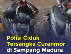 Garcep ! Sempat Viral di Medsos, Maling Motor Ini Berhasil Dibekuk Tim Opsnal Polrestabes Surabaya