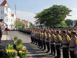 400 Personel Polisi Bersiaga Amankan Rekapitulasi Suara di KPU Kota Surabaya