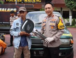 Polres Malang Kembalikan Kendaraan Curian Kepada Korban